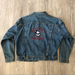 Vintage Disney Mickey Mouse Denim Jean Jacket